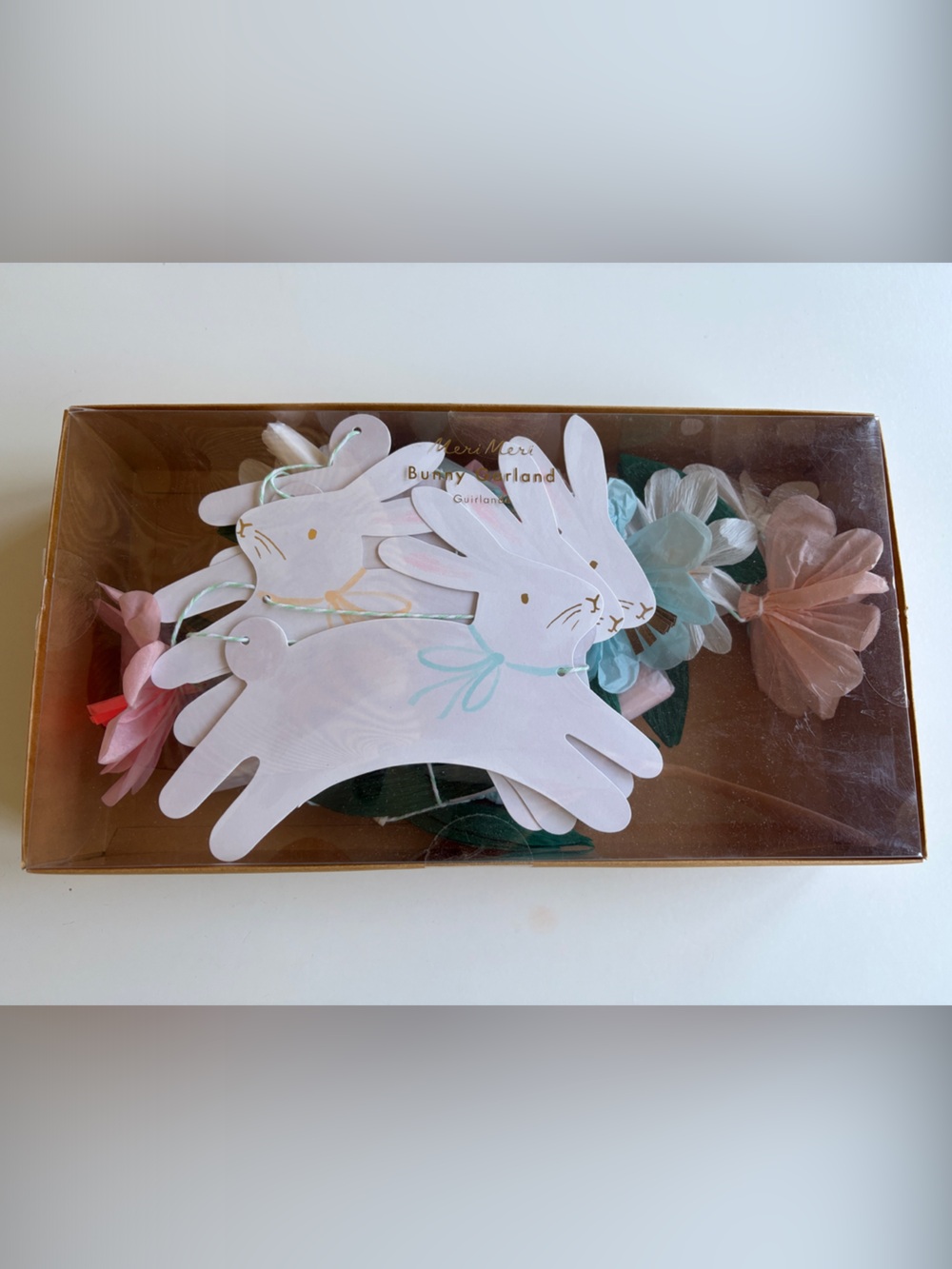 Meri Meri Pastel Bunny Garland - Pink, Mint, Blush